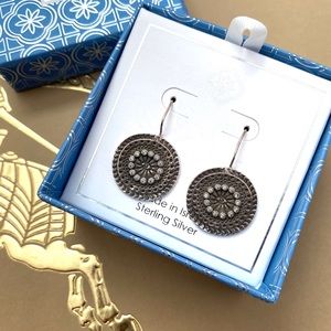 Sterling Silver and Cubic Zirconia Earrings